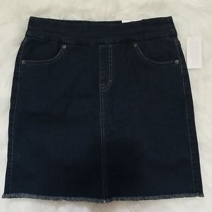 Style & co womens mid rise Denim Skort size XS